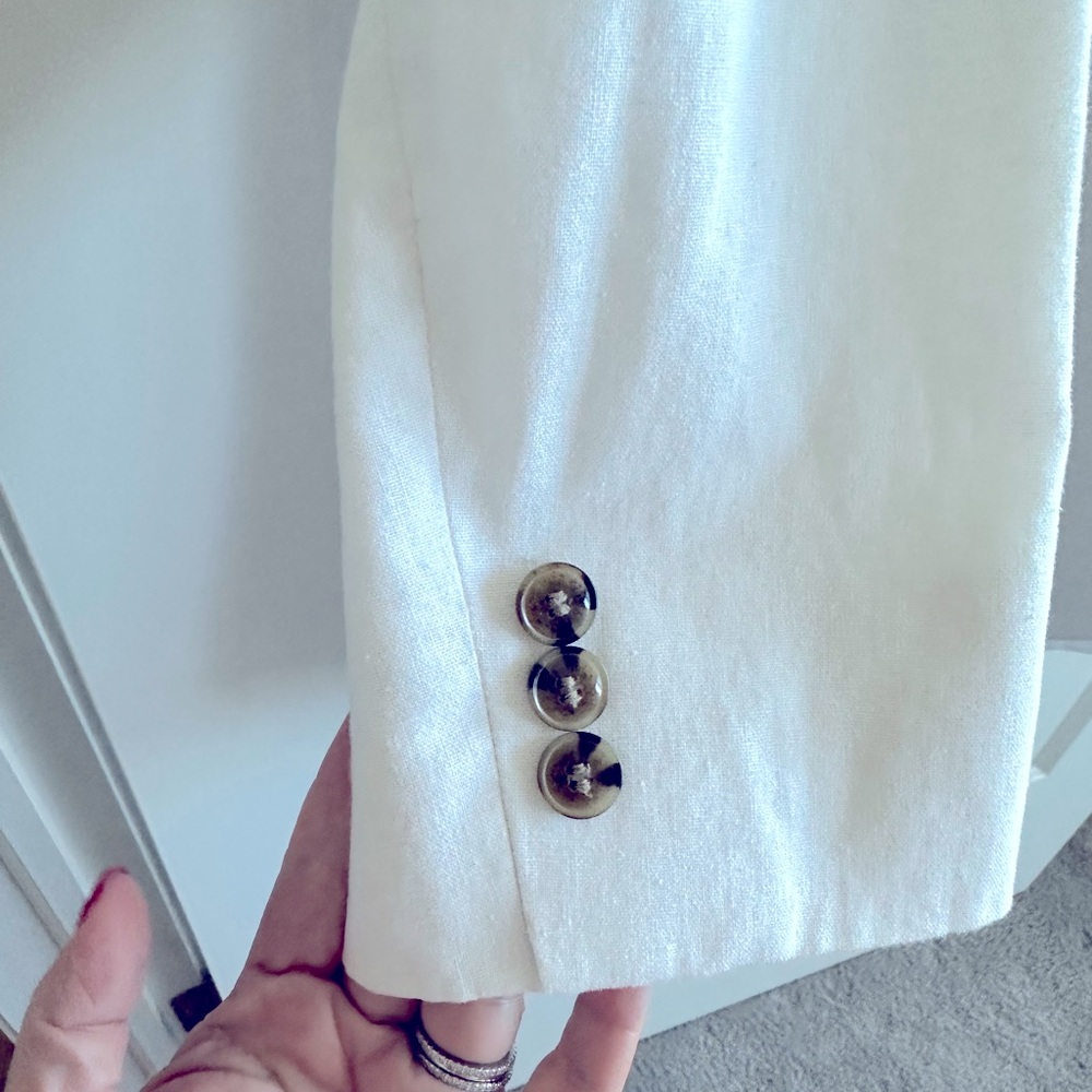 J. Crew Factory Two-Piece Suit in White Size 20 - Picture 3 of 10